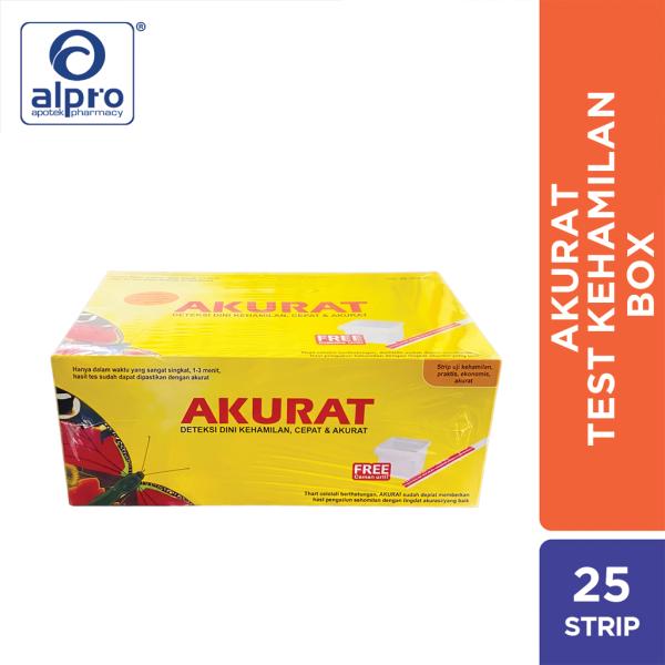 Akurat Strip Test Kehamilan 25 Pcs